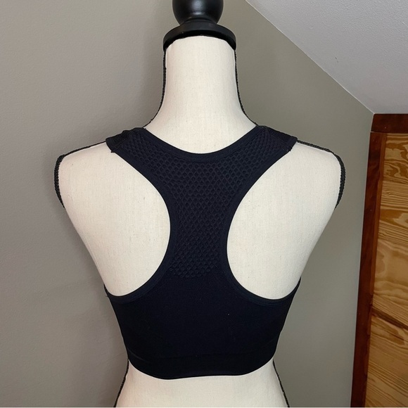 BCG Low Support Black Activewear Racerback Sports Bra Medium - Picture 3 of 7